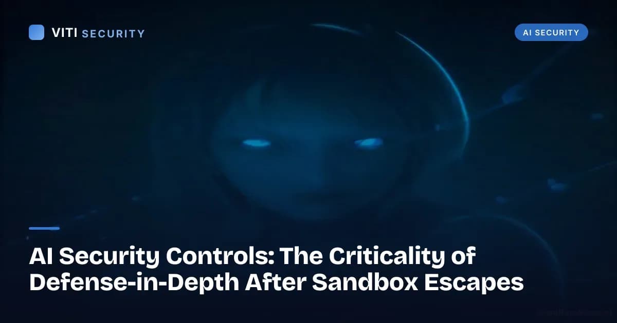 AI Security Controls: The Criticality of Defense-in-Depth After Sandbox Escapes - VITI Security