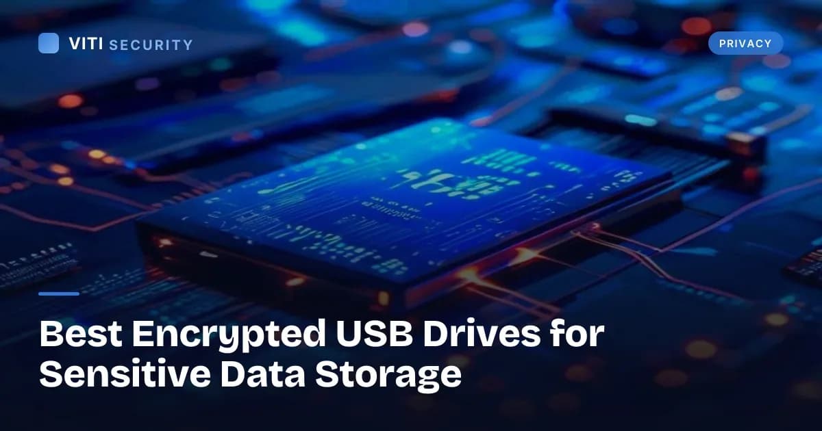 Best Encrypted USB Drives for Sensitive Data Storage - VITI Security
