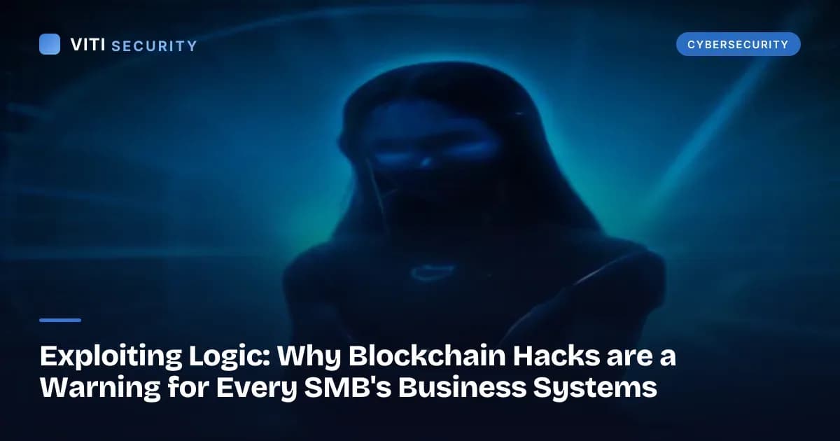 Exploiting Logic: Why Blockchain Hacks are a Warning for Every SMB's Business Systems - VITI Security
