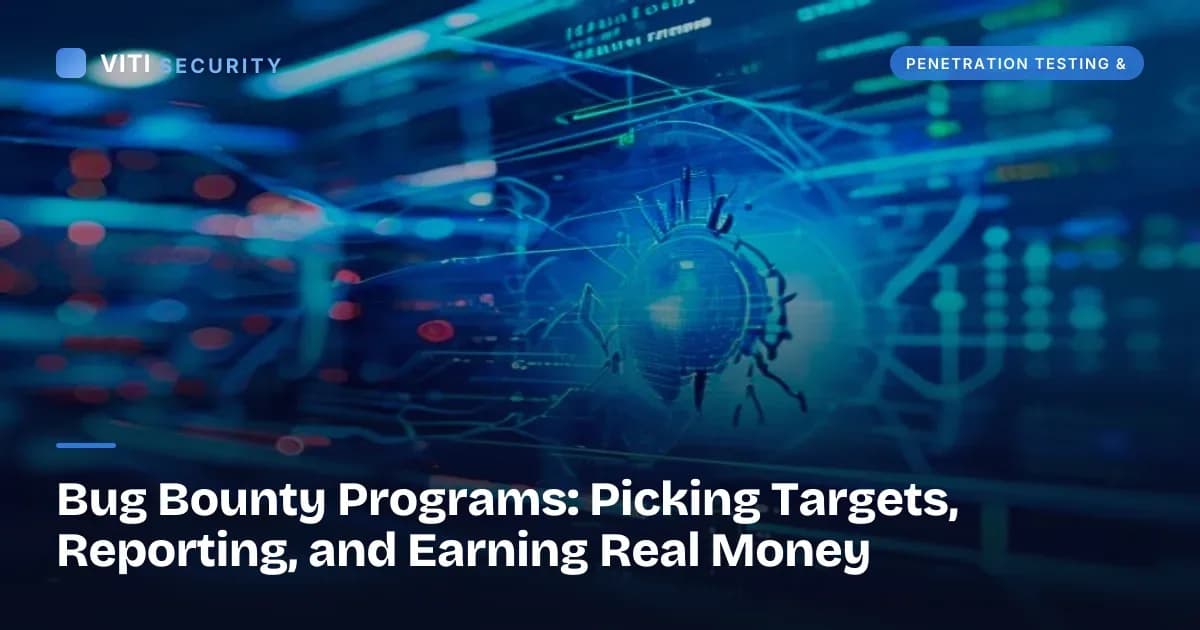 Bug Bounty Programs: Picking Targets, Reporting, and Earning Real Money - VITI Security
