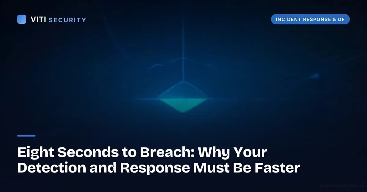 Eight Seconds to Breach: Why Your Detection and Response Must Be Faster - VITI Security