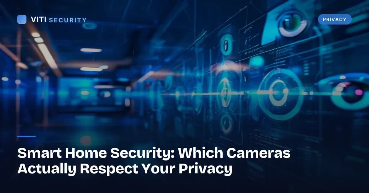 Smart Home Security: Which Cameras Actually Respect Your Privacy - VITI Security