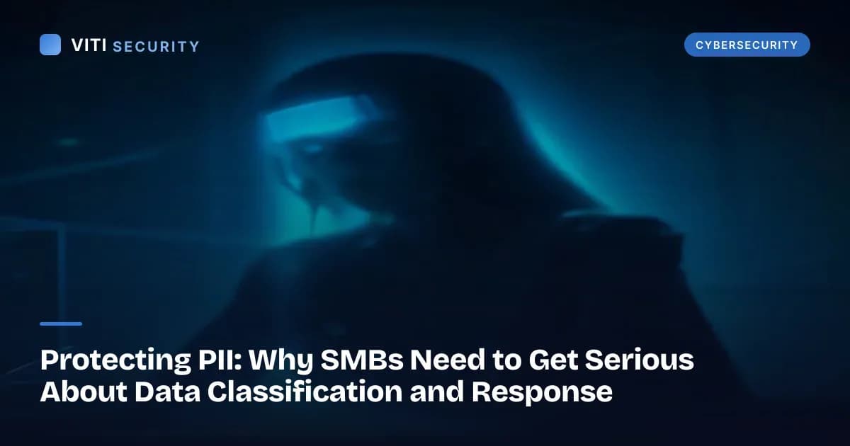 Protecting PII: Why SMBs Need to Get Serious About Data Classification and Response - VITI Security