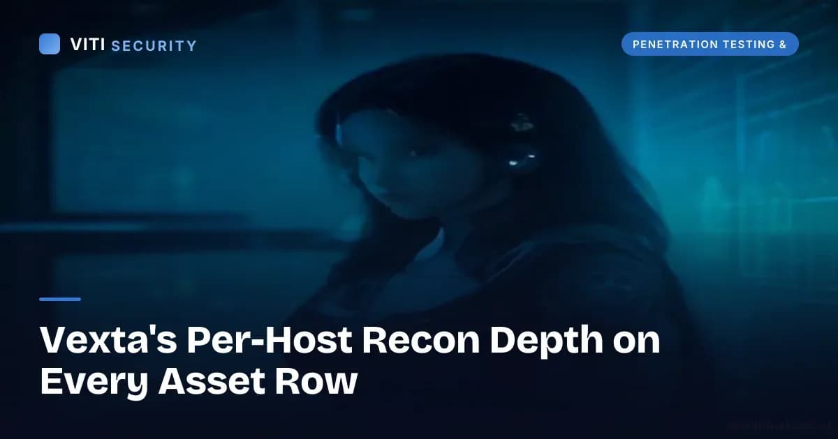 Vexta's Per-Host Recon Depth on Every Asset Row - VITI Security