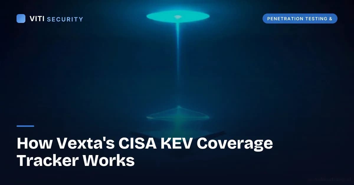 How Vexta's CISA KEV Coverage Tracker Works - VITI Security