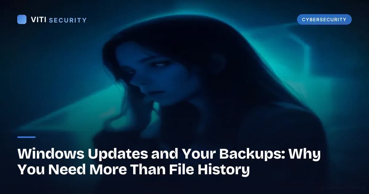 Windows Updates and Your Backups: Why You Need More Than File History - VITI Security