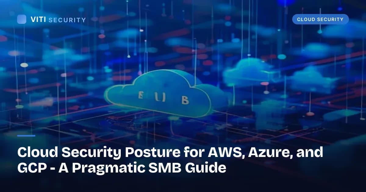 Cloud Security Posture for AWS, Azure, and GCP - A Pragmatic SMB Guide - VITI Security