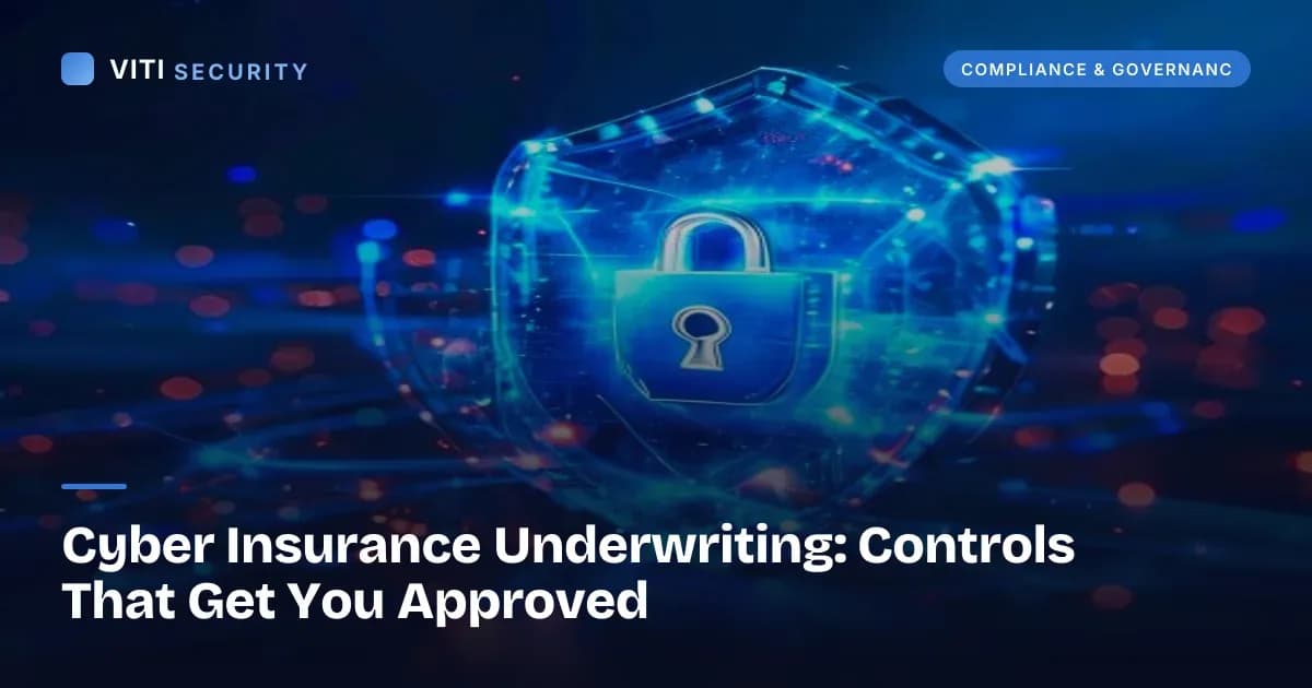 Cyber Insurance Underwriting: Controls That Get You Approved - VITI Security