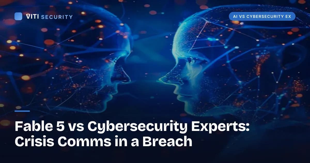Fable 5 vs Cybersecurity Experts: Crisis Comms in a Breach - VITI Security