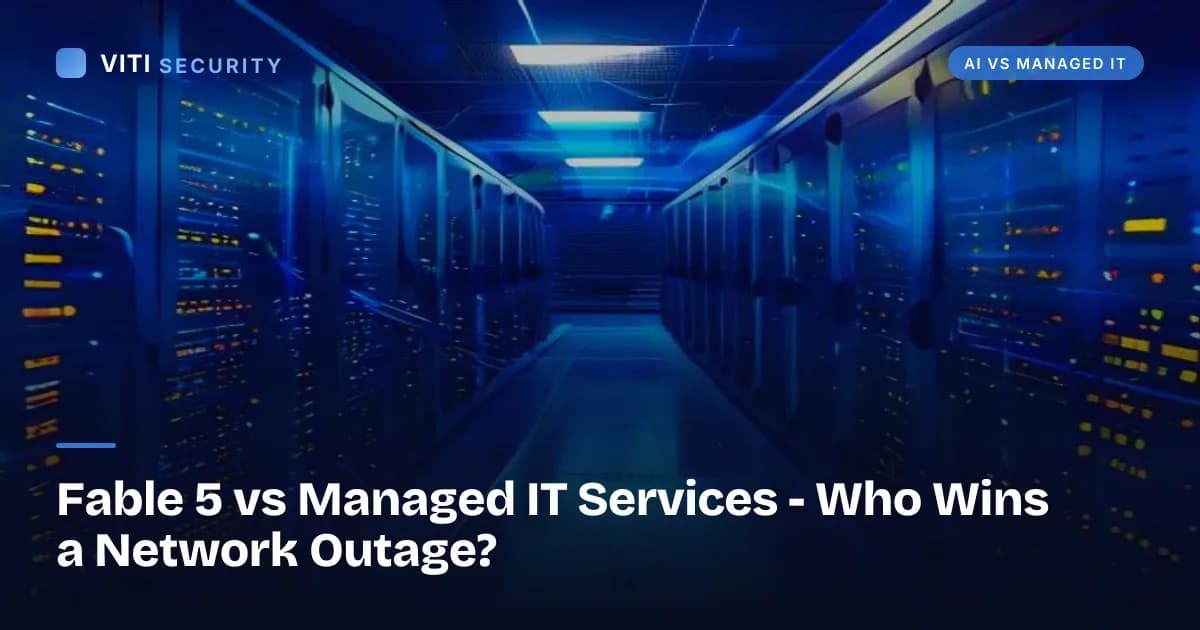 Fable 5 vs Managed IT Services - Who Wins a Network Outage? - VITI Security