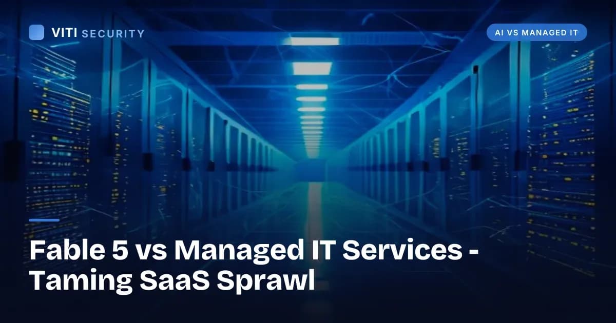 Fable 5 vs Managed IT Services - Taming SaaS Sprawl - VITI Security