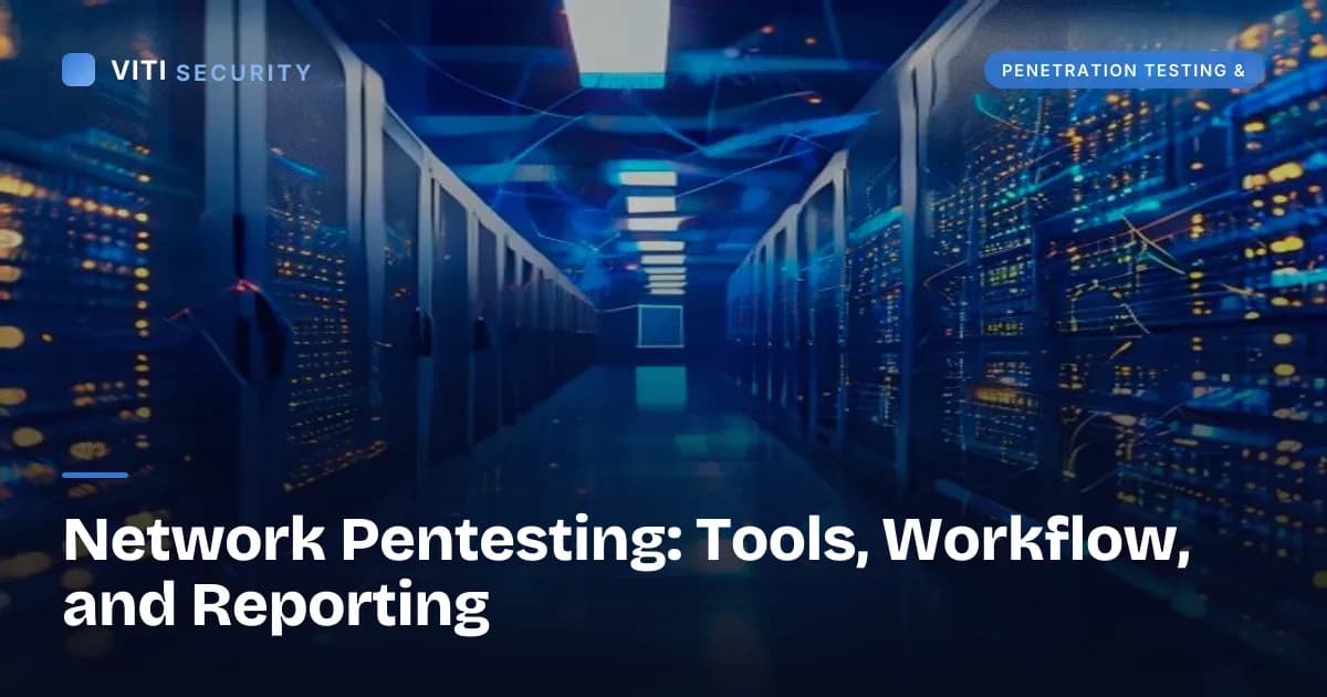 Network Pentesting: Tools, Workflow, and Reporting - VITI Security