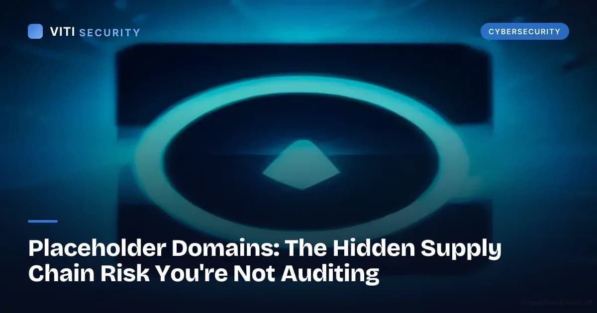 Placeholder Domains: The Hidden Supply Chain Risk You're Not Auditing - VITI Security