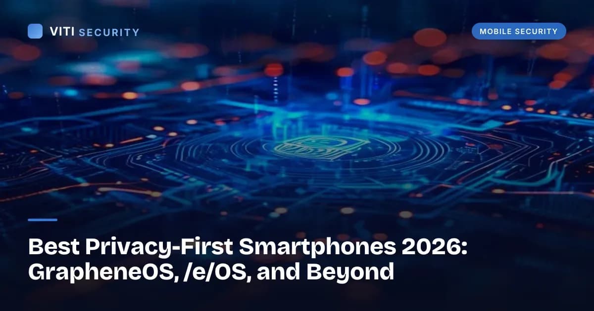 Best Privacy-First Smartphones 2026: GrapheneOS, /e/OS, and Beyond - VITI Security