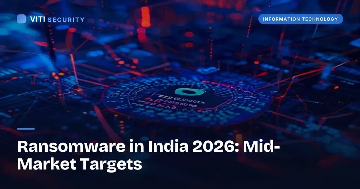 Ransomware in India 2026: Mid-Market Targets - VITI Security
