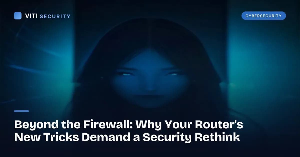 Beyond the Firewall: Why Your Router's New Tricks Demand a Security Rethink - VITI Security